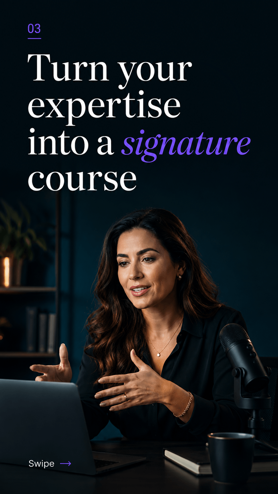 Turn your expertise into a signature course carousel cover